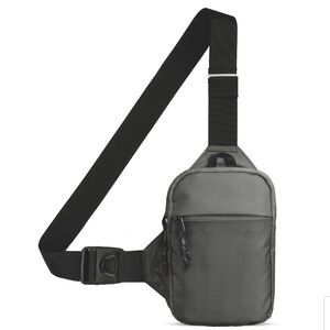TRAVEL SLING BAG EXPANDABLE SIZE S-XXL | OLIVE GREEN/GREY